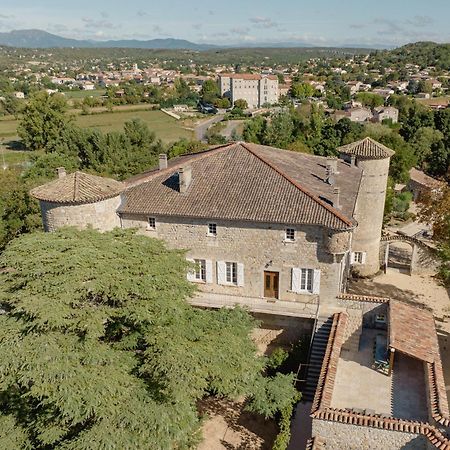 Chateau De Chaussy Ruoms Buitenkant foto