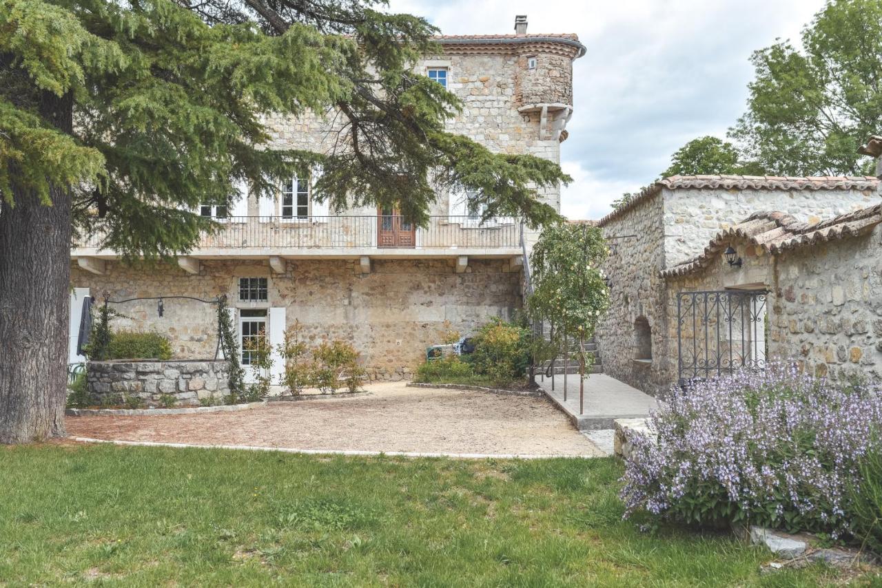 Chateau De Chaussy Ruoms Buitenkant foto