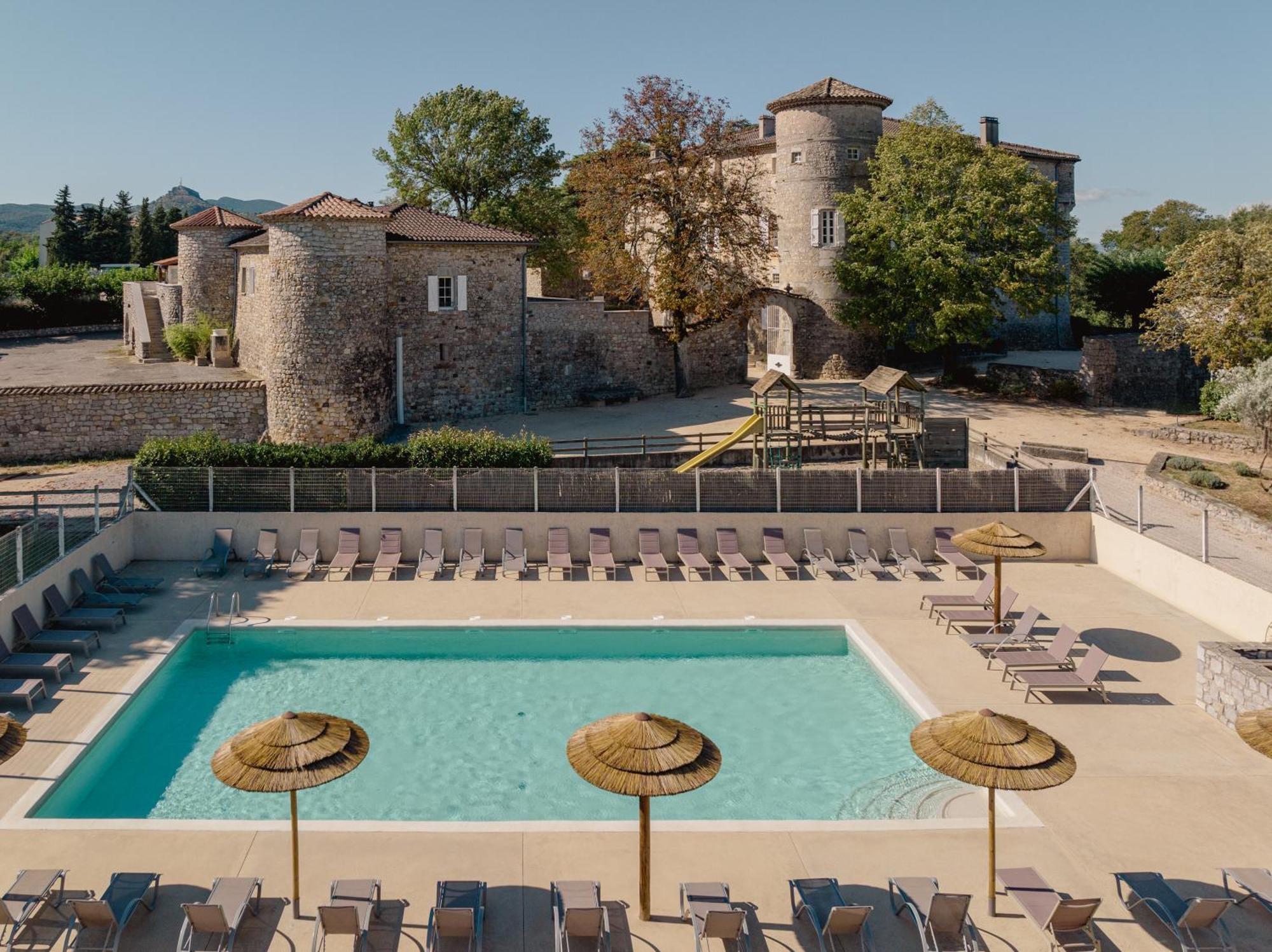 Chateau De Chaussy Ruoms Buitenkant foto